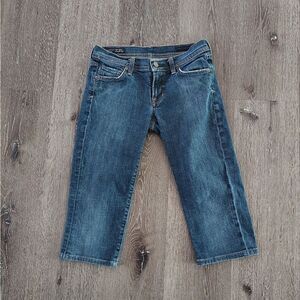 Citizens of Humanity ava #142 Stretch Low Waist Straight Leg Cropped Jeans 27